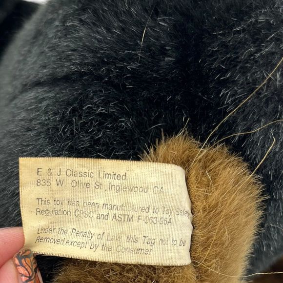 E & J Limited Rottweiler Prima Classic Collection Realistic Plush Dog 12” Rottie - Picture 7 of 9